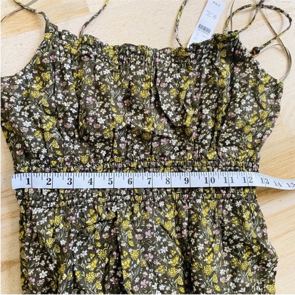 Jcrew green floral dress - Picture 6 of 9